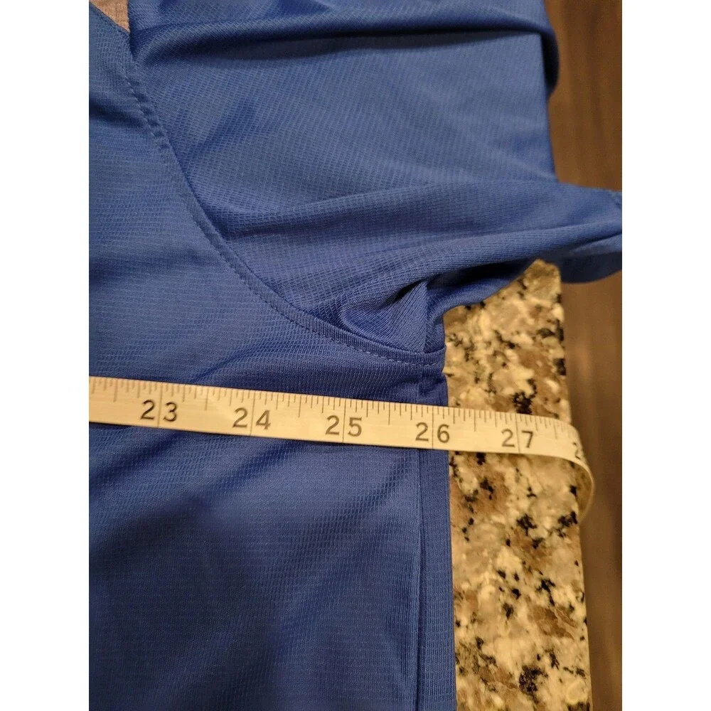 ONTOUR Polo Shirt Mens 2XL Blue Golf Embroidered Sycuan WebTech Performance‎